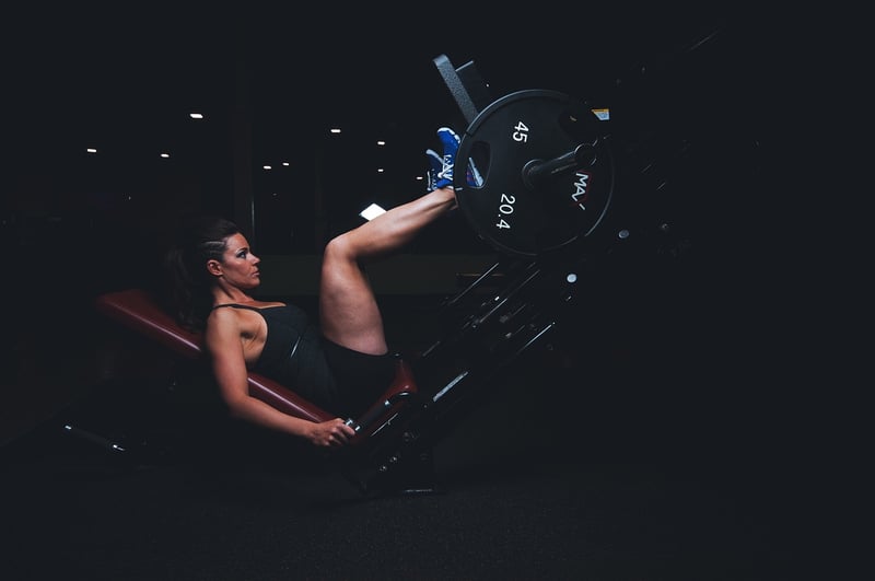 Woman exercising